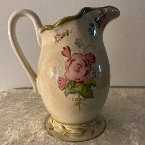 222 Fifth "Cheri's Roses" 48oz Pitcher